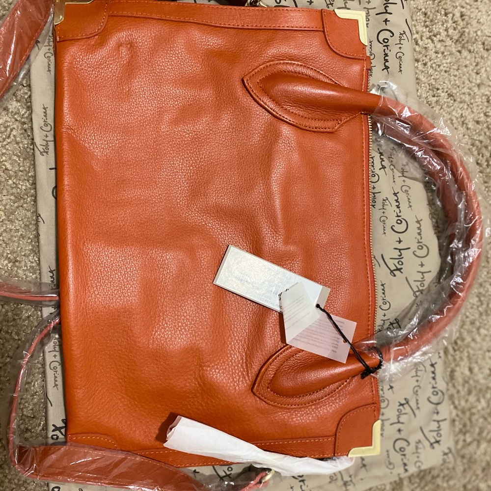 Leather satchel